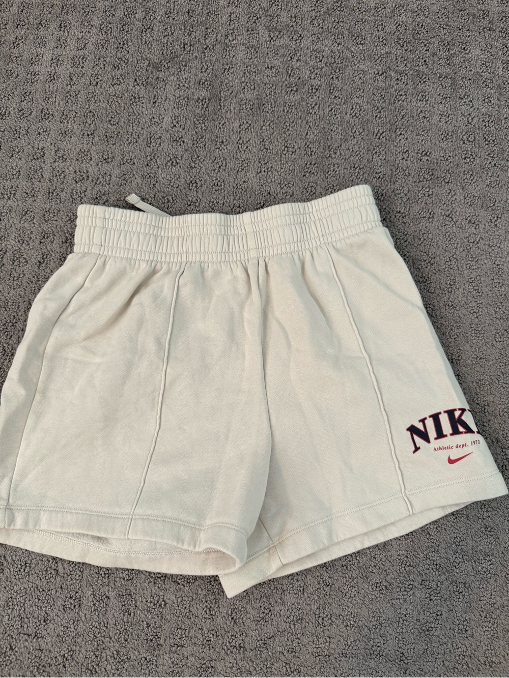 Nike Women's Cream Athletic Shorts